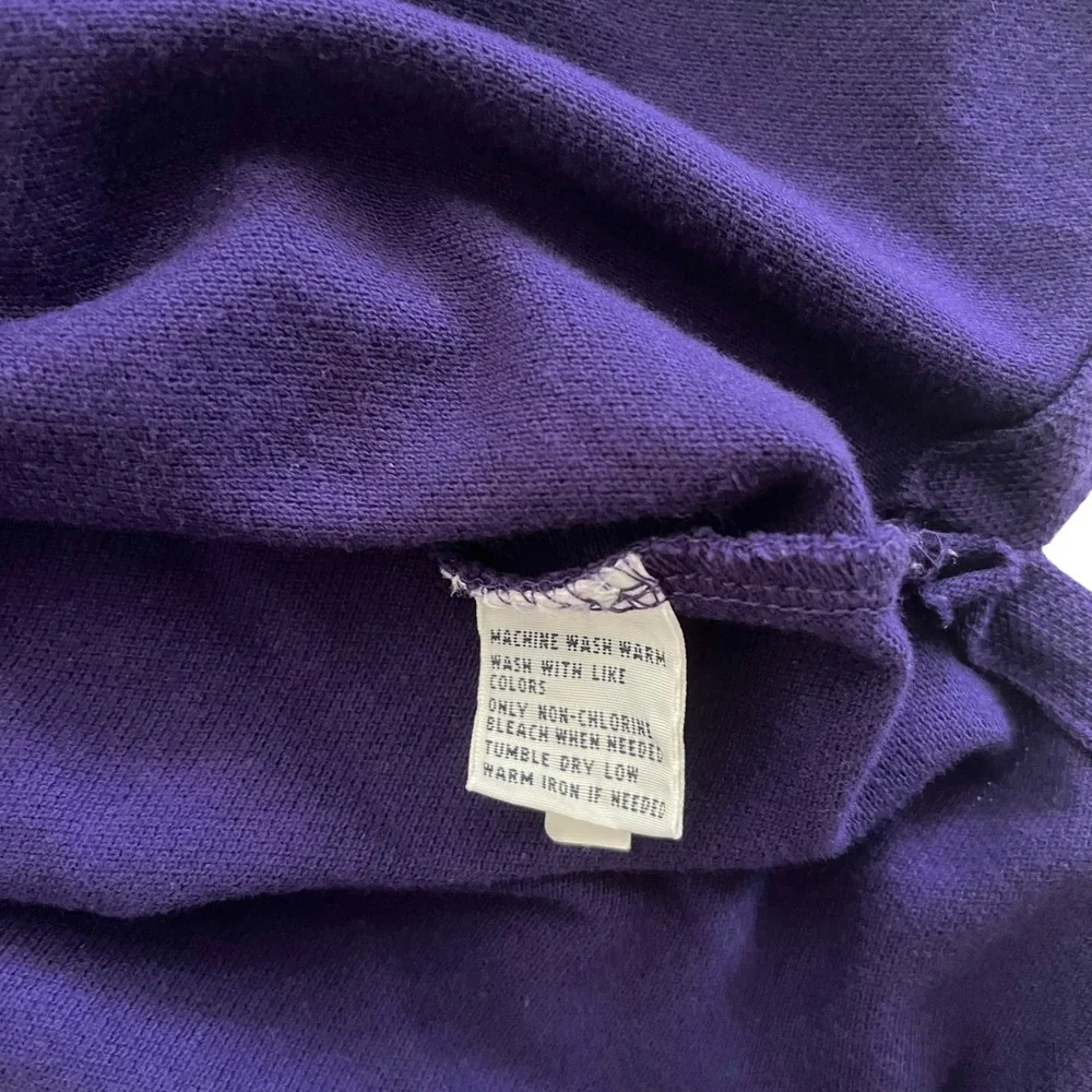 Polo Ralph Lauren Polo Shirt Mens Large Purple Short Sleeve Piqué Pony Logo